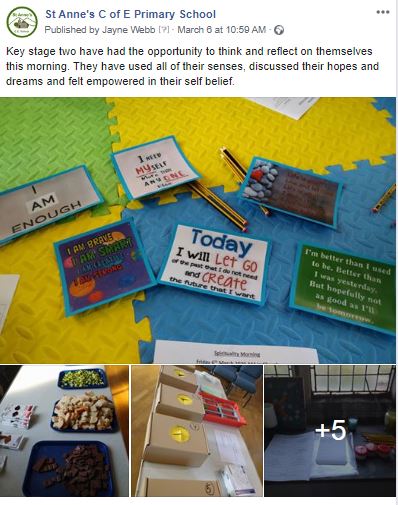 Worship – St Anne's Church of England Primary School in Rossendale